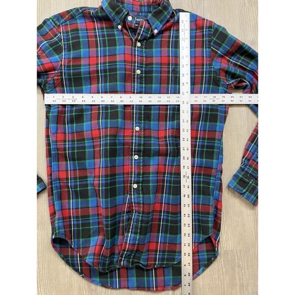 Ralph Lauren Classic Fit Plaid Button Up Shirt Men’s Size S - Picture 2 of 8